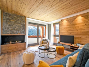 Appartement cocooning 3 chambres avec cheminée et balcon à proximité du centre et des pistes - FR-1-613-106